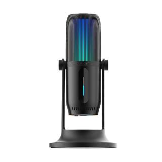 【THRONMAX】Mdrill GHOST-M2RGB電容式麥克風(3振膜USB-C、四種指向、降噪、靜音、RGB LED)
