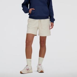 【NEW BALANCE】NB 短褲 女款 運動褲 美規 杏 WS41508LIN