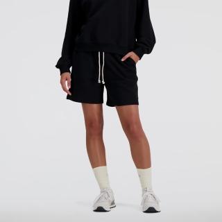 【NEW BALANCE】NB 短褲 女款 運動褲 美規 黑 WS41508BK