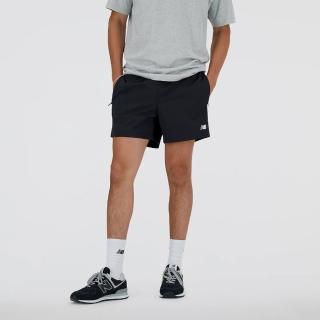 【NEW BALANCE】NB 短褲 男款 運動褲 慢跑 美規 黑 MS41517BK