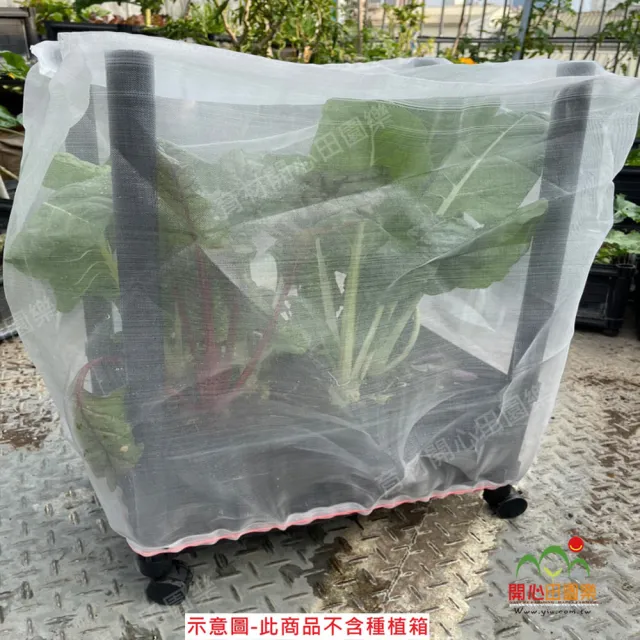 【田園樂】育材單箱防蟲網附接桿*12無拉鍊不含種植箱(45*30種植箱用)