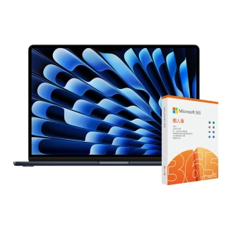 【Apple】微軟365個人版★MacBook Air 13.6吋 M3 晶片 8核心CPU 與 8核心GPU 8G/256G SSD