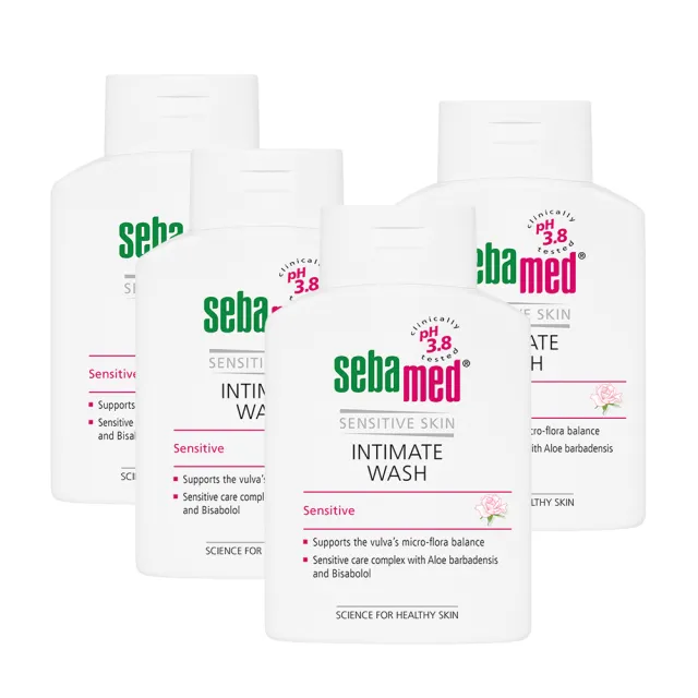 【SEBAMED 施巴】衛生護潔露200mlx4入(總代理)