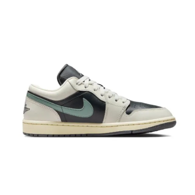 【NIKE 耐吉】Air Jordan 1 Low Jade  黑綠 倒鉤平替版 休閒鞋 女鞋 男女段(DC0774-001)