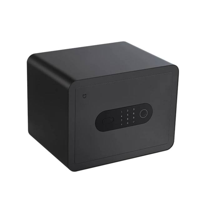 金鈺保險箱 AS-5739 科技美型質感消光莫蘭迪藍指紋保險