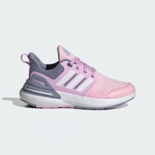 【adidas 愛迪達】運動鞋 童鞋 中童 兒童 RapidaSport K 粉 IF8554