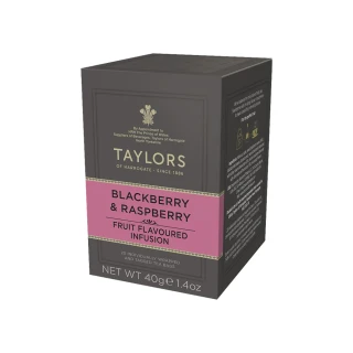 【英國Taylors泰勒茶】特級經典茶包系列-莓果茶20入/粉盒(雨林聯盟及女王皇家認證)
