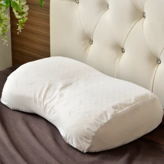 【班尼斯】窩型曲線天然乳膠枕頭 壹百萬馬來西亞製正品保證-附抗菌布套、手提收納袋(乳膠枕頭)