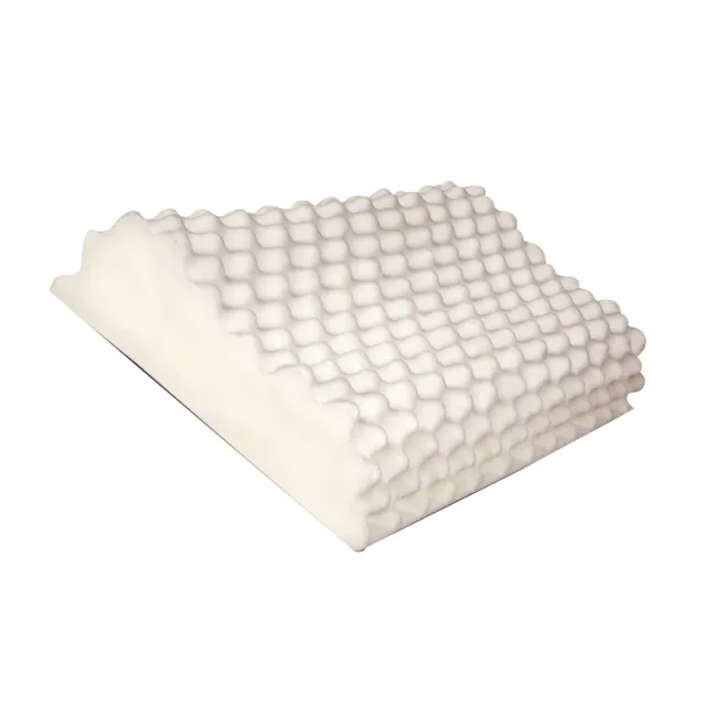 【班尼斯】按摩型天然乳膠枕頭 壹百萬馬來西亞製正品保證-附抗菌布套、手提收納袋(枕頭)