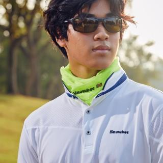 【Snowbee 司諾比】銀離子抗菌除臭抗UV多功能雙色頭巾(吸濕排汗、防曬頭巾 多功能運動頭巾 高爾夫球 高球)