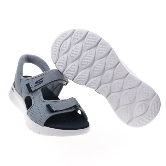 【SKECHERS】男鞋 健走系列涼拖鞋 瞬穿舒適科技 GO WALK FLEX SANDAL(229210GYNV)