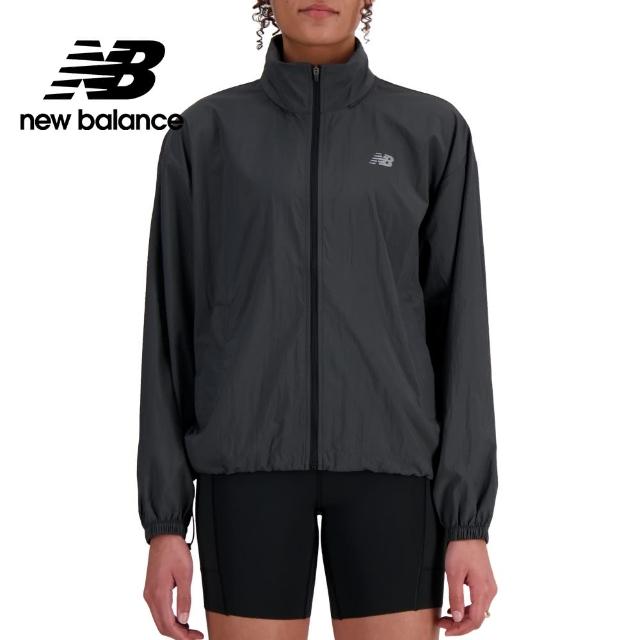 【NEW BALANCE】NB 可收納防風外套_女性_墨灰色_WJ41553ACK(美版 版型偏大)