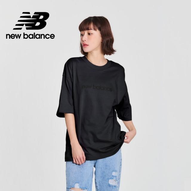 【NEW BALANCE】雙11 NB 寬鬆短袖上衣_女性_黑色_WT41555BK(美版 版型偏大)