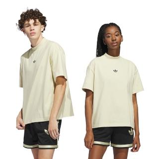 【adidas 愛迪達】圓領短袖T恤 MOCK T-SHIRT 男女 - IN4214