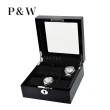 【P&W】名錶收藏盒 6支裝 木質 鋼琴烤漆 玻璃鏡面 手工精品錶盒(大錶適用 手錶收納盒 帶鎖)