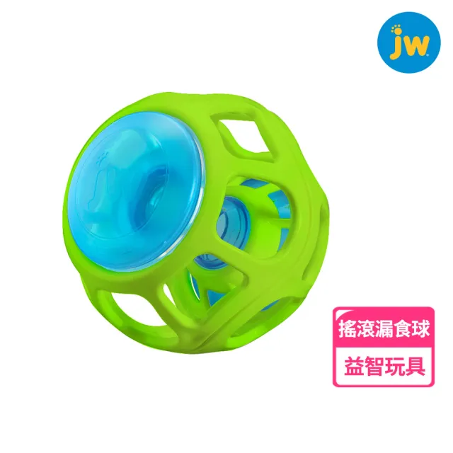 【JW】搖滾漏食球(犬/狗玩具/益智玩具/餵食/耐咬/滾動有聲)