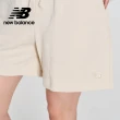 【NEW BALANCE】NB 鬆緊抽繩棉質短褲_女性_杏色_WS41508LIN(美版 版型偏大)