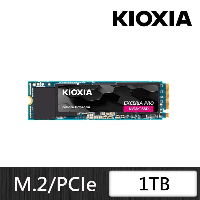 【KIOXIA  鎧俠】Exceria Pro 1TB M.2 2280 PCIe 4.0 ssd固態硬碟 最高7300MB/s(LSE10Z001TG8)