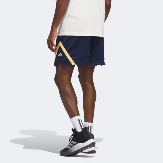 【adidas 愛迪達】ADIDAS SELECT WORLD WIDE 運動短褲(IT4732 男款運動短褲 籃球短褲 藍)