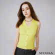【MOMA】氣質V領無袖針織上衣(兩色)