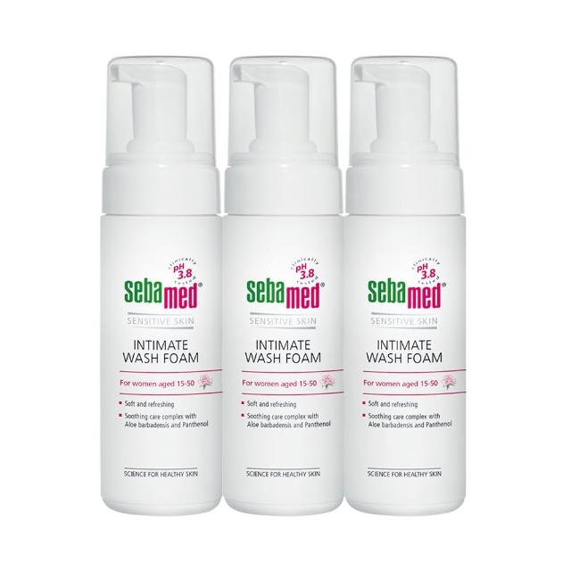 【SEBAMED 施巴】護潔泡泡慕斯150mlx3入(總代理)
