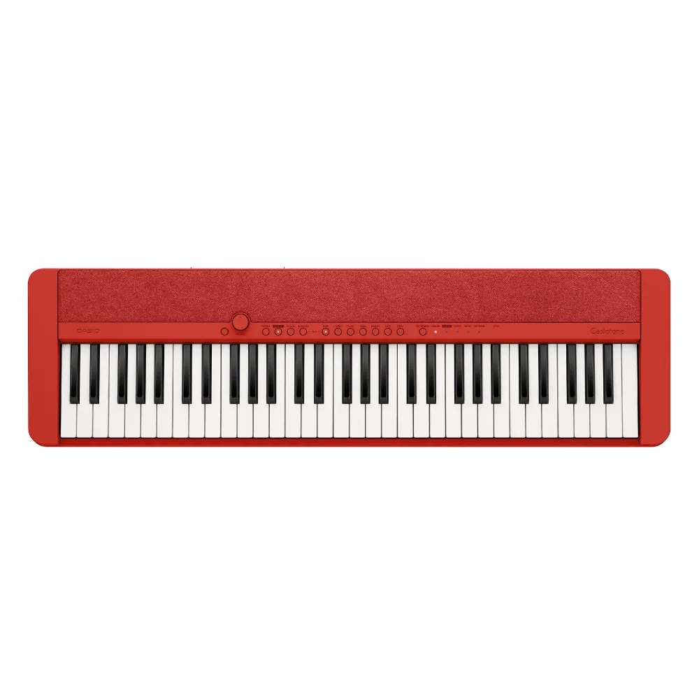 【CASIO 卡西歐】原廠直營61鍵標準電子琴(CT-S1RD-P5紅色)