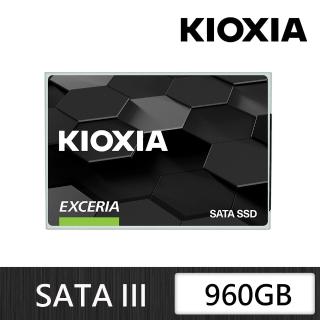 【KIOXIA 鎧俠】Exceria 960GB SATA ssd固態硬碟 最高555MB/s(LTC10Z960GG8)