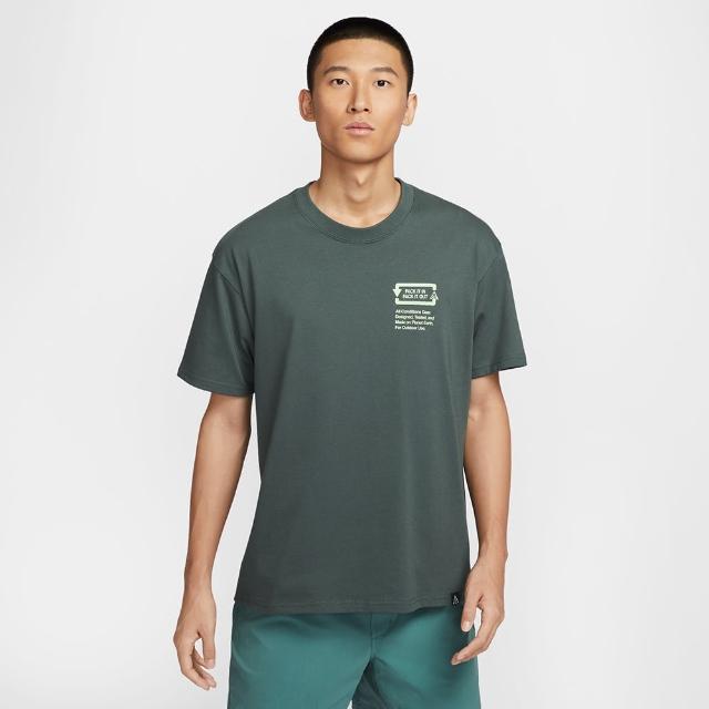 【NIKE 耐吉】上衣 男款 短袖上衣 運動 AS M NRG ACG DF TEE PICKINOUT 綠 FV3491-338