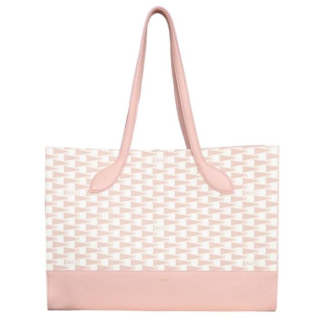 【BALLY】PENNANT 印花TPU橫托特包(bally 托特包)