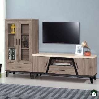 【居之森】雅爾6尺仿石面L型電視櫃(二色可選 電視櫃 中櫃 L型櫃 專人組裝)