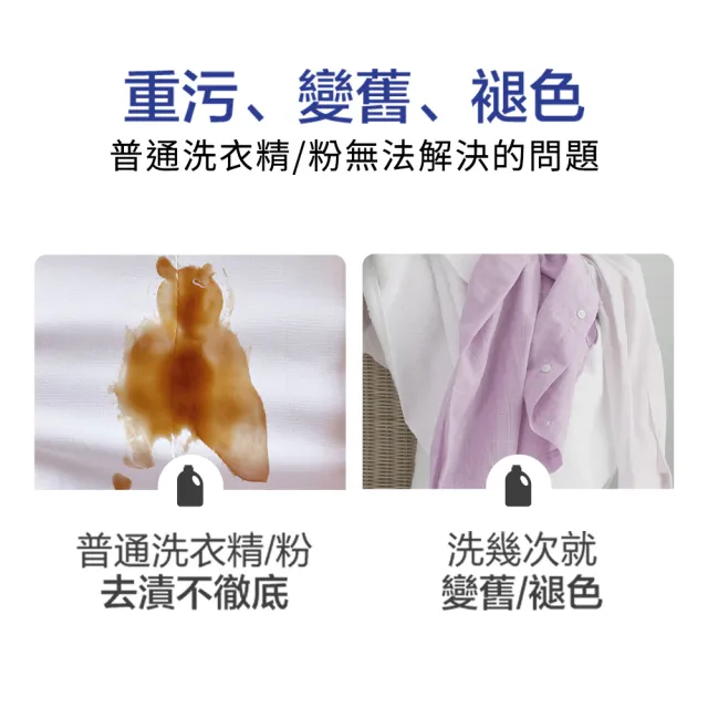 【Vanish 漬無蹤】碧蓮第二代超強萬用潔白去漬霸1kg+超強萬用去漬霸1kg(共2件)