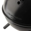 【YU Living 信歐傢居】北歐風鐵製BBQ迷你球狀烤爐(黑色/悶烤爐 烤肉爐)