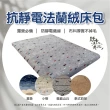 【WILDPEAK野峰戶外】M號-北歐風 抗靜電 高密度法蘭絨充氣床包 保暖更佳 各廠牌充氣床都適用