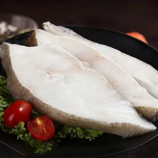 【一手鮮貨】格陵蘭無肚洞扁鱈切片(6片組/單片380g±10%包冰25%)