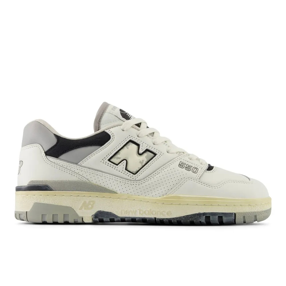 【NEW BALANCE】NB 復古鞋/運動鞋_中性_仿舊米白灰_BB550VGB-D