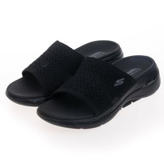 【SKECHERS】女鞋 健走系列涼拖鞋 GO WALK ARCH FIT SANDAL(140832BBK)