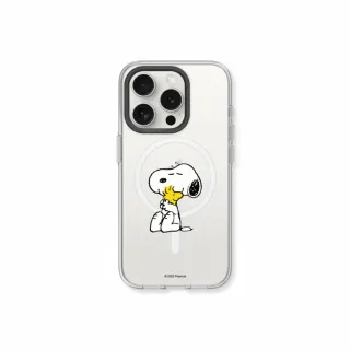 【RHINOSHIELD 犀牛盾】iPhone 13系列 Clear MagSafe兼容 磁吸透明手機殼/經典-Snoopy&胡士托(史努比)