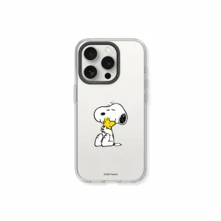 【RHINOSHIELD 犀牛盾】iPhone 15系列  Clear透明防摔手機殼/史努比-經典-Snoopy&胡士托(Snoopy)