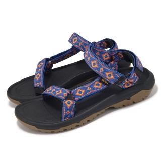 【TEVA】水陸機能涼鞋 W Hurricane XLT2 Revive 女鞋 黑 藍 90年代復興 涼拖鞋(1159010SVL)