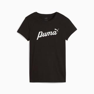 【PUMA】上衣 女款 短袖上衣 運動 歐規 黑 67931501