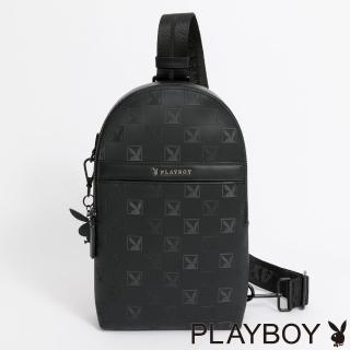 【PLAYBOY】單肩揹包 Meaningful系列(黑色)