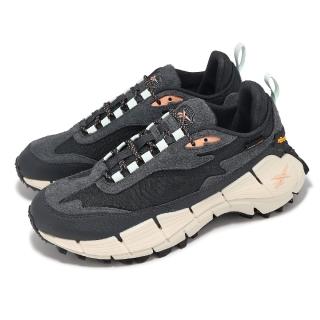 【REEBOK】戶外鞋 Zig Kinetica 2.5 Edge 男鞋 灰 米白 CORDURA 抗撕裂 防潑水(100074673)