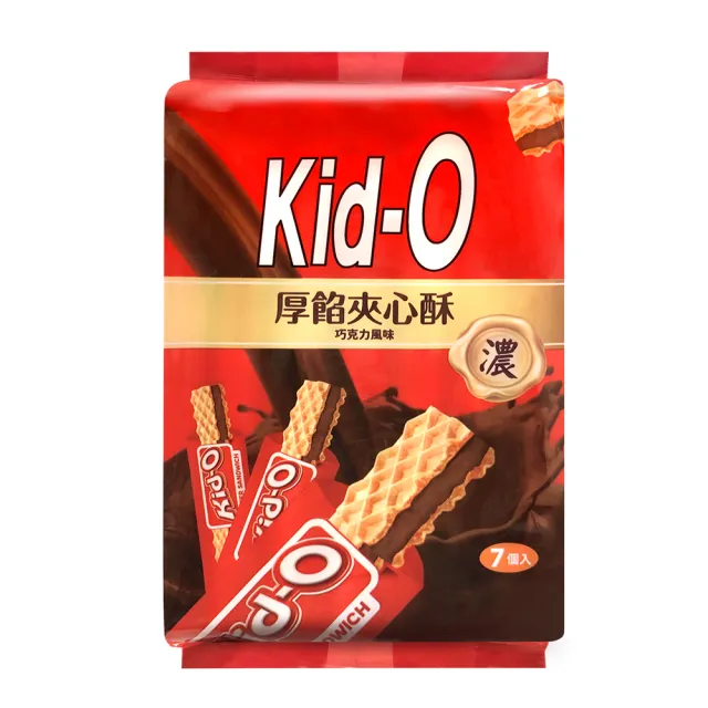 【KID-O】厚餡夾心酥91g-任選(奶油/巧克力/草莓)