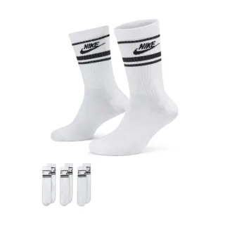 【NIKE 耐吉】Nike Sportswear Everyday Essential 黑白 中筒襪 DX5089-103(中筒襪 襪子 配件 長襪)