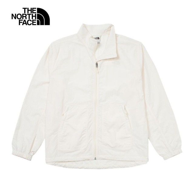 【The North Face】TNF 風衣外套 休閒立領 M M66 UPF WIND JACKET - AP 男 白(NF0A87V1QLI)