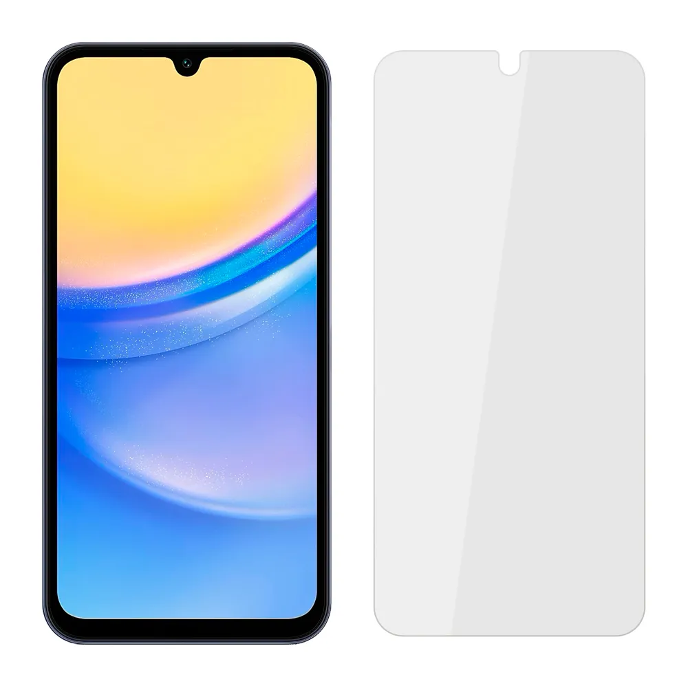 【YADI】Samsung Galaxy A35 A55 6.6吋 2024水之鏡 AGC高清透手機玻璃保護貼(靜電吸附 高清透光)