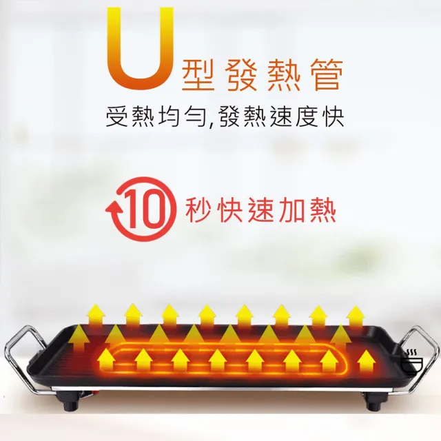 【菲仕德】110V電烤盤 韓式烤肉盤(無煙燒烤盤 烤肉盤 電烤盤)
