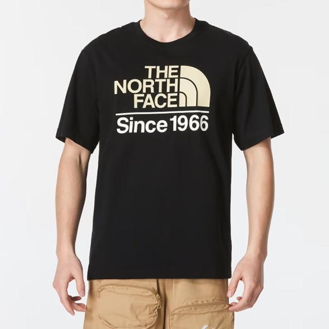 【The North Face】北臉 上衣 男款 短袖上衣 運動 M THE NORTH FACE 1966 LOGO SS TEE 黑 NF0A88G3JK3