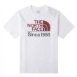 【The North Face】上衣 男款 短袖上衣 運動 M THE NORTH FACE 1966 LOGO SS TEE 白 NF0A88G3FN4