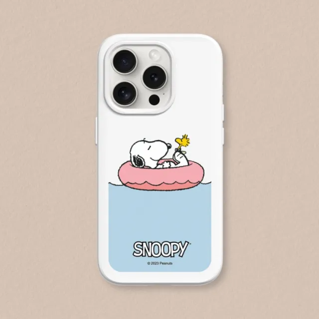 【RHINOSHIELD 犀牛盾】iPhone 15系列  SolidSuit背蓋手機殼/史努比-Chill moment(Snoopy)